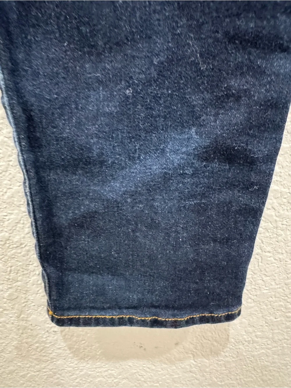 Tory Burch Skinny Jeans Womens 29 Dark Blue Embroidered Logo Back Pockets